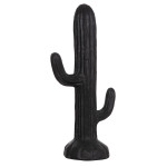 ΔΙΑΚΟΣΜΗΤΙΚΟΣ ΚΑΚΤΟΣ ΔΑΠΕΔΟΥ CACTUS HM4386.01L ΓΥΨΟΣ ΣΕ ΜΑΥΡΟ 63x37x15