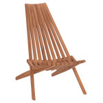 ΠΟΛΥΘΡΟΝΑ LOUNGE ΠΤΥΣΣΟΜΕΝΗ SHIGAO HM18112 ΞΥΛΟ TEAK--ΦΥΣΙΚΟ 61x88.5x8