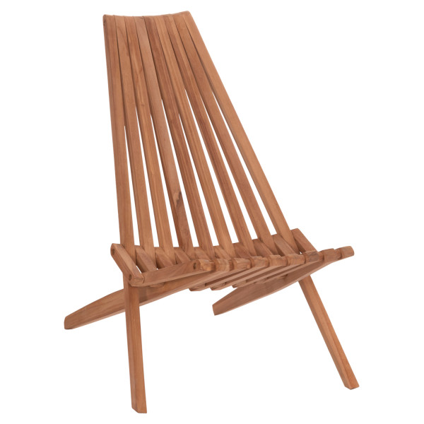 ΠΟΛΥΘΡΟΝΑ LOUNGE ΠΤΥΣΣΟΜΕΝΗ SHIGAO HM18112 ΞΥΛΟ TEAK--ΦΥΣΙΚΟ 61x88.5x8