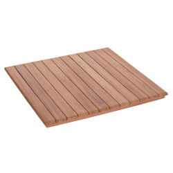 ΕΠΙΦΑΝΕΙΑ ΤΡΑΠΕΖΙΟΥ ΤΕΤΡΑΓΩΝΗ HM18135 ΞΥΛΟ TEAK--ΦΥΣΙΚΟ 60x60x4(πάχος)