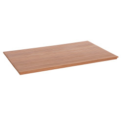 ΕΠΙΦΑΝΕΙΑ ΤΡΑΠΕΖΙΟΥ ΟΡΘΟΓΩΝΙΑ HM18138 ΞΥΛΟ TEAK--ΦΥΣΙΚΟ 120x80x4(πάχος