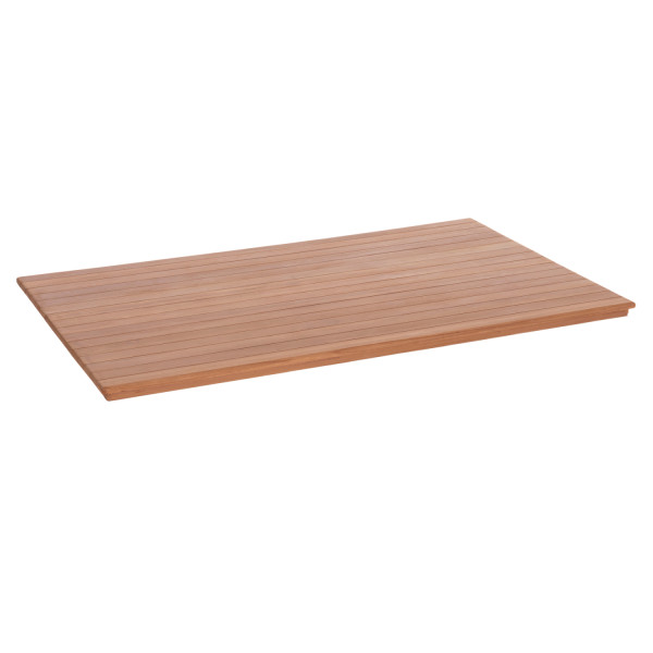 ΕΠΙΦΑΝΕΙΑ ΤΡΑΠΕΖΙΟΥ ΟΡΘΟΓΩΝΙΑ HM18138 ΞΥΛΟ TEAK--ΦΥΣΙΚΟ 120x80x4(πάχος
