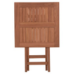 ΤΡΑΠΕΖΙ ΣΚΗΝΟΘΕΤΗ ΤΕΤΡΑΓΩΝΟ ERIS HM18118 ΞΥΛΟ TEAK--ΦΥΣΙΚΟ 60x60x75Υεκ