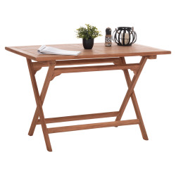 ΤΡΑΠΕΖΙ ΠΤΥΣΣΟΜΕΝΟ ΟΡΘΟΓΩΝΙΟ ERIS HM18117 ΞΥΛΟ TEAK--ΦΥΣΙΚΟ 120x70x76Υ