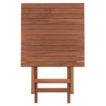 ΤΡΑΠΕΖΙ ΣΚΗΝΟΘΕΤΗ ΤΕΤΡΑΓΩΝΟ HEIDEL HM18121 ΞΥΛΟ TEAK--ΦΥΣΙΚΟ 60x60x75Υ