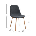 ΣΕΤ ΤΡΑΠΕΖΑΡΙΑΣ 5ΤΜΧ KELVIN HM21116 ΤΡΑΠΕΖΙ ΜΕ ΚΑΡΕΚΛΕΣ ΜΕΤΑΛΛΙΚΕΣ ΜΕ