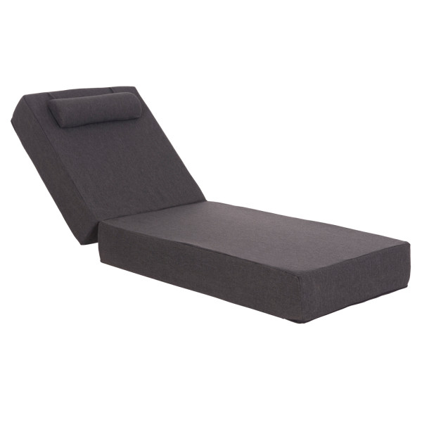 ΜΑΞΙΛΑΡΙ ΞΑΠΛΩΣΤΡΑΣ KIHEI HM21094.03 OLEFIN ΣΚΟΥΡΟ ΓΚΡΙ ΜΕ FOAM 198x70