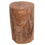 ΒΟΗΘΗΤΙΚΟ ΤΡΑΠΕΖΑΚΙ/ΣΚΑΜΠΟ TRONCO HM9374.21 ΞΥΛΟ TEAK--ΦΥΣΙΚΟ Φ30x45Υε