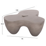 ΤΡΑΠΕΖΙ ΣΑΛΟΝΙΟΥ SALLEN HM18161.03 FIBER CEMENT ΣΕ ΓΚΡΙ--108x94x38,5Υε