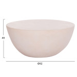 ΤΡΑΠΕΖΙ ΣΑΛΟΝΙΟΥ ΣΤΡΟΓΓΥΛΟ ALLAN HM18162.02 FIBER CEMENT ΣΕ ΑΝΟΙΧΤΟ ΜΠ