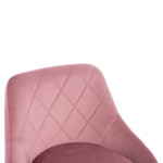 ΣΚΑΜΠΟ ΜΠΑΡ ROSE HM204.42 ΜΕ ΑΜΟΡΤΙΣΕΡ ΧΡΩΜΙΟΥ & ΣΑΠΙΟ ΜΗΛΟ ΒΕΛΟΥΔΟ 48