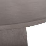 ΤΡΑΠΕΖΙ ΤΡΑΠΕΖΑΡΙΑΣ ΣΤΡΟΓΓΥΛΟ SEPPO HM18154.03 FIBER CEMENT ΣΕ ΓΚΡΙ--Φ