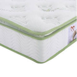 ΣΤΡΩΜΑ CONTINUOUS SPRING ΜΕ ΑΝΩΣΤΡΩΜΑ ALOE VERA 90X190 HM372.11 ΜΟΝΗΣ