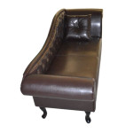 ΑΝΑΚΛΙΝΔΡΟ T.CHESTERFIELD NIOVI HM3007.01 PU ΣΚ.ΚΑΦΕ-ΜΑΥΡΑ ΠΟΔΙΑ 190x6