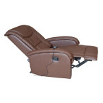 ΠΟΛΥΘΡΟΝΑ RELAX ΜΕ ΜΗΧΑΝΙΣΜΟ MASSAGE ROCCA HM0026.03 PU ΚΑΦΕ ΣΚΟΥΡΟ 80