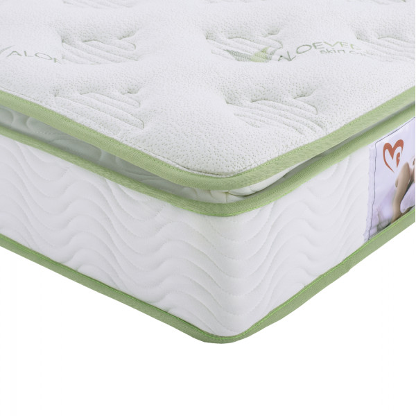 ΣΤΡΩΜΑ CONTINUOUS SPRING ΑΝΩΣΤΡΩΜΑ ALOE VERA 110X190 HM372.12 ΜΟΝΗΣ ΟΨ