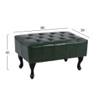 ΤΑΜΠΟΥΡΕ ΥΠΟΠΟΔΙΟ ΚΥΠΑΡΙΣΣΙ PU T.CHESTERFIELD EMMA 80x45x39Y εκ.HM226.