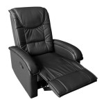 ΠΟΛΥΘΡΟΝΑ RELAX ΜΕ ΜΗΧΑΝΙΣΜΟ MASSAGE ROCCA HM0026.01 PU ΜΑΥΡΟ 80x96x97