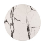 ΕΠΙΦΑΝΕΙΑ ΤΡΑΠΕΖΙΟΥ Φ70Χ2.5εκ. WERZALIT MARBLE WHITE-GREY 5657 HM5228.