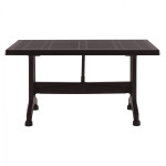 ΤΡΑΠΕΖΙ ΠΟΛΥΠΡΟΠΥΛΕΝΙΟΥ CORNWALL HM5738.03 ΚΑΦΕ 140X80X73.5Yεκ.