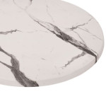 ΕΠΙΦΑΝΕΙΑ ΤΡΑΠΕΖΙΟΥ Φ70Χ2.5εκ. WERZALIT MARBLE WHITE-GREY 5657 HM5228.