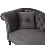 ΑΝΑΚΛΙΝΔΡΟ T.CHESTERFIELD ΓΚΡΙ ΒΕΛΟΥΔΟ NIOVI HM3007.10 ΑΡ.ΜΠΡΑΤΣO 189x