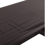 ΤΡΑΠΕΖΙ ΠΟΛΥΠΡΟΠΥΛΕΝΙΟΥ CORNWALL HM5738.03 ΚΑΦΕ 140X80X73.5Yεκ.
