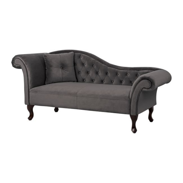 ΑΝΑΚΛΙΝΔΡΟ T.CHESTERFIELD ΓΚΡΙ ΒΕΛΟΥΔΟ NIOVI HM3007.10 ΑΡ.ΜΠΡΑΤΣO 189x