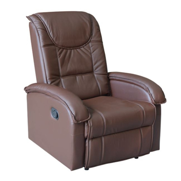 ΠΟΛΥΘΡΟΝΑ RELAX ΜΕ ΜΗΧΑΝΙΣΜΟ MASSAGE ROCCA HM0026.03 PU ΚΑΦΕ ΣΚΟΥΡΟ 80