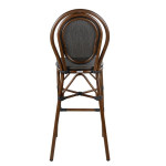 ΣΚΑΜΠΟ ΑΛΟΥΜΙΝΙΟΥ AZARIA HM5059 BAMBOO LOOK ΚΑΦΕ ΜΕ TEXTLINE 44x52x115