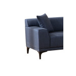 Γωνιακός καναπές PWF-0566 pakoworld αριστερή γωνία ύφασμα μπλε 250x145x69εκ
