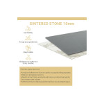 Τραπέζι Revello pakoworld sintered stone λευκό μαρμάρου-μαύρο 150x90x75εκ