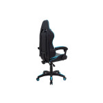 Καρέκλα γραφείου gaming Leoni pakoworld PU μαύρο-μπλε
