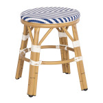 ΣΚΑΜΠΟ ΑΛΟΥΜΙΝΙΟΥ CHINO HM6285.05 BAMBOO LOOK-TEXTILENE ΛΕΥΚΟ-ΜΠΛΕ Φ36