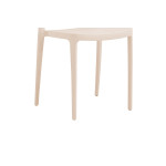 Καρέκλα Amvroan στοιβαζόμενη pakoworld με UV protection cappuccino pp 51x49x79.5εκ