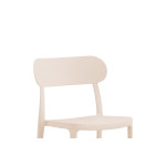 Καρέκλα Amvroan στοιβαζόμενη pakoworld με UV protection cappuccino pp 51x49x79.5εκ