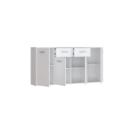 Μπουφές Drepen pakoworld μελαμίνη σε λευκό χρώμα 162.3x34.2x81.7εκ