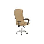Καρέκλα γραφείου διευθυντή Toronsi pakoworld μπεζ pu 60x68x128εκ