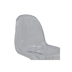 Καρέκλα Xyofa pakoworld PC διάφανο 42x45x85εκ