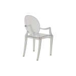 Καρέκλα Narova pakoworld PC διάφανο 43x48x92εκ