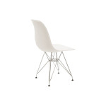 Καρέκλα Adelle pakoworld PP λευκό-inox πόδι 46x55x81εκ