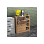 Ντουλάπι Gist pakoworld μελαμίνη σε φυσική απόχρωση 70x33x80εκ