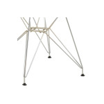 Καρέκλα Adelle pakoworld PP διάφανο-inox πόδι 46x55x81εκ