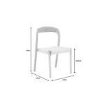 Καρέκλα Tavrine pakoworld σχοινί-rubberwood σε φυσική απόχρωση 47x59x78εκ