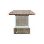 Tραπέζι Faghan pakoworld καφέ mdf 180x90x76εκ