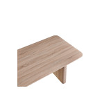 Tραπέζι Faghan pakoworld καφέ mdf 180x90x76εκ