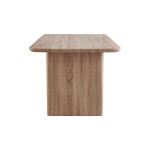 Tραπέζι Faghan pakoworld καφέ mdf 180x90x76εκ