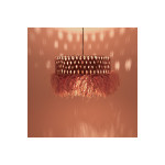 Φωτιστικό οροφής Annhele Inart sisal σε φυσικό χρώμα Φ50x35εκ