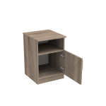 Κομοδίνο Galdi pakoworld σε sonoma truffle απόχρωση 40x45x60εκ