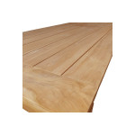 Τραπέζι Pablo pakoworld teak ξύλο σε φυσική απόχρωση 300x100x76εκ